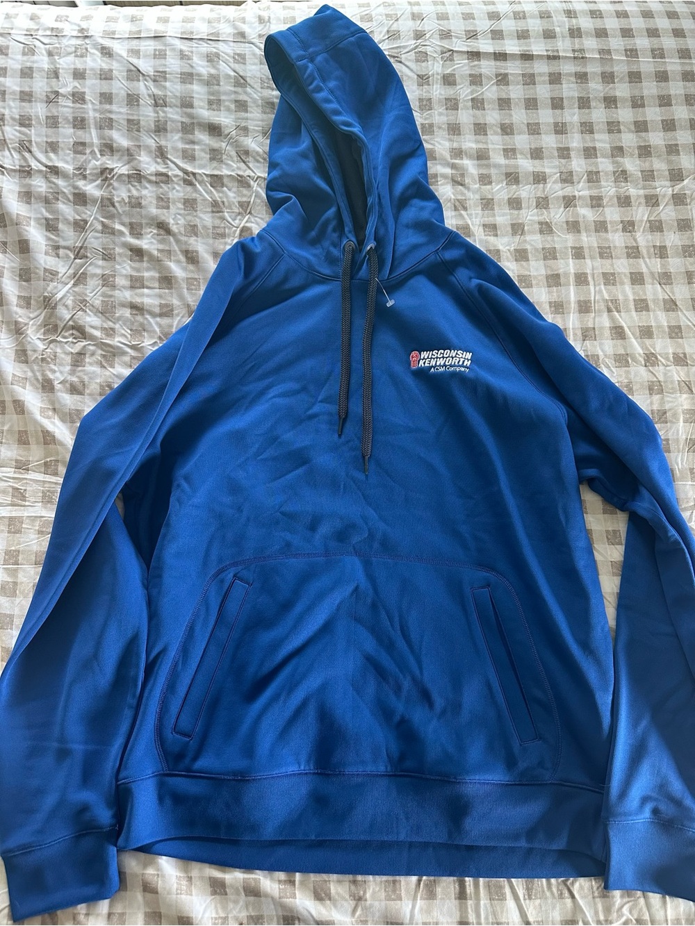 Wisconsin Kenworth Royal Blue Pullover Hoodie
